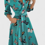 Nadja Vestido Midi Elegante Colección Nadja Exclusiva