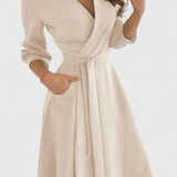 Nadja Vestido Midi Elegante Colección Nadja Exclusiva