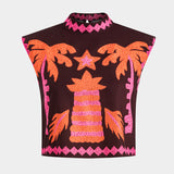 Sloan Conjunto Top Recortado y Falda Coconut Palm Exclusivo