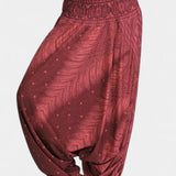 Luna Pantalones Exclusiva Boho Tela Ligera Cintura Elástica
