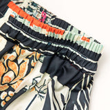 Arce Pantalón Recto Cintura Alta Floral Colección Exclusiva