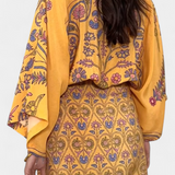 Candela Vestido Boho Floral Escote Cruzado Exclusivo