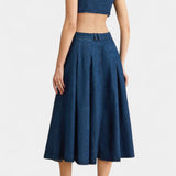 Alia Vestido de Mezclilla con Corte Moderno Exclusivo
