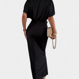 Emryn Vestido Suave Nudo Cruzado Colección Exclusiva