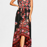 Chiara Vestido Floral Boho Chic Cintura Ajustable Exclusivo