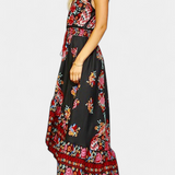 Chiara Vestido Floral Boho Chic Cintura Ajustable Exclusivo