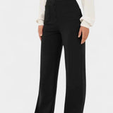 Nova Pantalón Recto Cintura Alta Elástico Transpirable Luxe