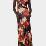 Melodía Vestido Maxi Lunares Halter Edición Limitada