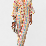 Shanice Vestido Maxi Geométrico Colección Exclusiva Sutil