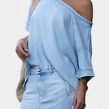 Apolonia Conjunto Vaquero Asimétrico Denim Exclusivo