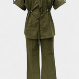 Lani Conjunto Camisa Pantalones Algodón y Lino Exclusivo