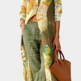 Melvina Conjunto Coordinado De Lino Colección Exclusiva