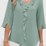 Annemiek Blusa Corte Suelto Tejido Suave Colección Premium