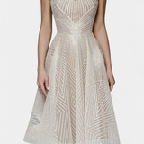 Everleigh Vestido Largo Bordados Corte A Exclusivo