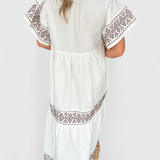 Allona Vestido Maxi Boho Colección Exclusiva Escote V