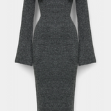 Solsona Vestido Punto Ajustado Solo Hombro Exclusiva