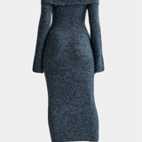 Solsona Vestido Punto Ajustado Solo Hombro Exclusiva
