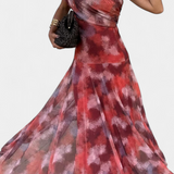 Jessamy Vestido Maxi Tie Dye Un Hombro Edicion Limitada