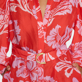 Suzanne Mono Floral Florentino Cinturón Exclusiva Colección