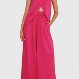 Bernadina Conjunto Lino Exclusivo Top de Abertura Frontal