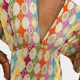 Shanice Vestido Maxi Geométrico Colección Exclusiva Sutil