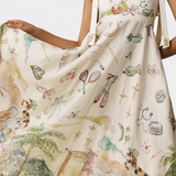 Case Vestido Largo Exclusivo Cordones Estampado Flores