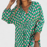 Aroa Vestido Boho Estampado Artístico Colección Limitada