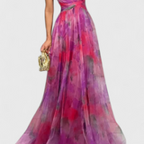 Ingrid Vestido Maxi Floral Con Escote En V Exclusivo