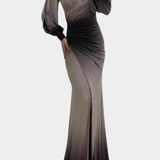 Julitta Vestido Maxi Ombre Hombros Descubiertos Exclusivo
