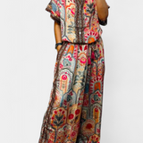 Hallie Conjunto Boho Exclusivo Pantalones Anchos y Flecos