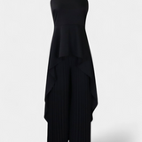 Chrysoula Conjunto Asimétrico Pantalón Plisado Exclusivo