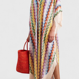 Imelda Kaftán Crochet Con Flecos Decorativos De Colección