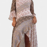 Ruth Vestido Largo Floral Colección Bohemio Exclusivo