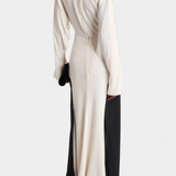 Slyune Vestido Maxi De Noche Colección Exclusiva Escote En V