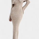 Solsona Vestido Punto Ajustado Solo Hombro Exclusiva
