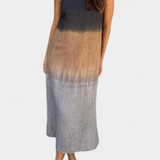 Taerra Vestido Sin Mangas Edición Tie Dye Degradé Exclusivo