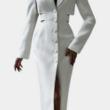 Bernice Vestido Blazer Midi De Corte Selecta Sastrería