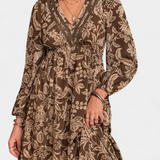 Lunetta Vestido Maxi Bohemio Estampado Floral Exclusivo