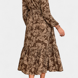 Lunetta Vestido Maxi Bohemio Estampado Floral Exclusivo
