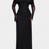 Lorelei Vestido Ajustado De Malla Escote Recto Exclusivo