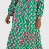 Aroa Vestido Boho Estampado Artístico Colección Limitada