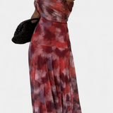 Jessamy Vestido Maxi Tie Dye Un Hombro Edicion Limitada