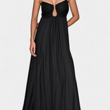 Elettra Vestido Maxi Tirantes Finos Drapeado Exclusivo