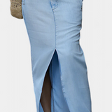 Apolonia Conjunto Vaquero Asimétrico Denim Exclusivo