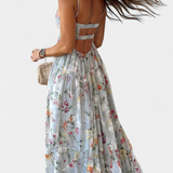 Neha Vestido Seda Exclusiva Tirantes Finos Espalda Abierta