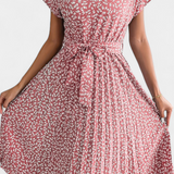 Galilea Vestido Midi Colección Floral Exclusivo Elegante