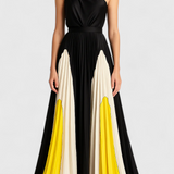 Antía Vestido Maxi Off Shoulder Estampado Exclusiva