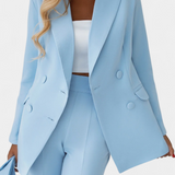 Julia Blazer Urbano y Pantalón Colección Exclusiva Versátil