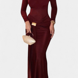 Vesna Vestido Cruzado Un Hombro Colección Exclusiva