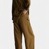 Sue Conjunto Limitado Blazer Solapas Chal Pantalones Viscosa